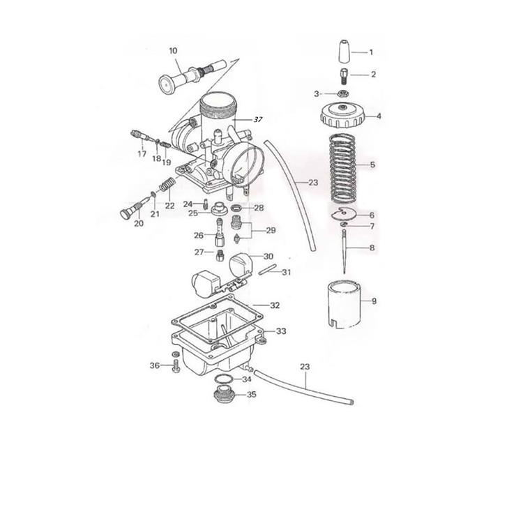 Vaschetta benzina Mikuni VM 26 606 (33)