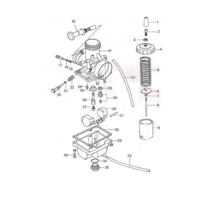 Corpo nudo Mikuni VM 26 606 [37]