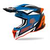 Casco Moto Cross AIROH STRYCKER AXE Arancio Blu - Opaco in Caschi Motocross