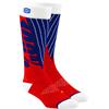 Calzino Sottostivale 100% MX COMFORT Rosso Bianco Blu in Abbigliamento
