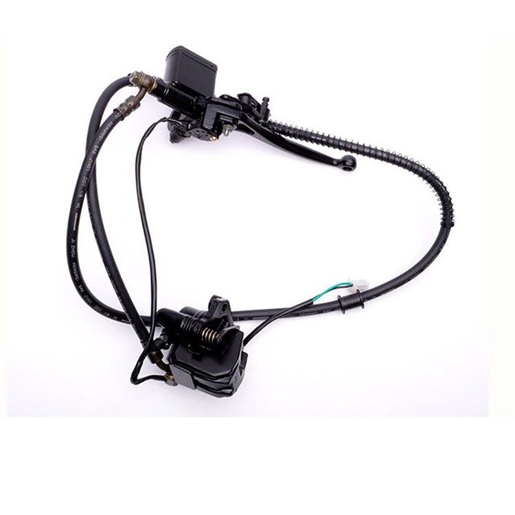 Impianto freno posteriore miniquad a manubrio