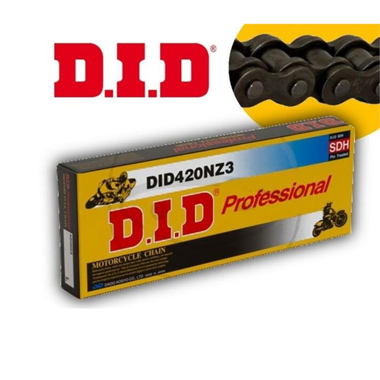 Catena DID 420 NZ3 120 maglie Nero