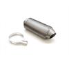 Terminale pit bike CNC Grigio corto 38 mm in Scarichi 