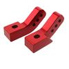 Supporti pedane rialzate pit bike mod.1 Rosso in Leve Pedane e Pedali
