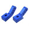 Supporti pedane rialzate pit bike mod.1 Blu in Leve Pedane e Pedali