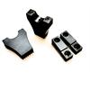 Riser Manubrio regolabili CNC 28 mm Nero in Sospensioni e Piastre