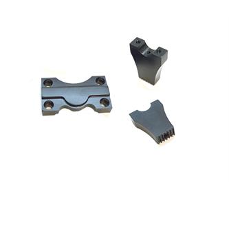 riser manubrio regolabili cnc 22 mm grigio