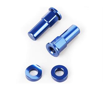 set viti fermacopertone blu