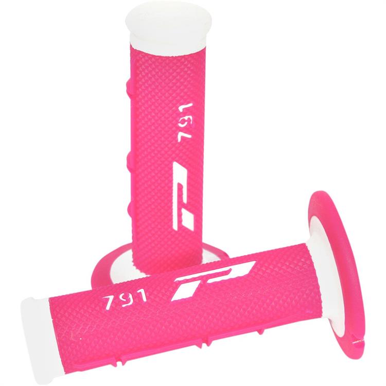 Manopole PRO GRIP 791 Bianco rosa fluo