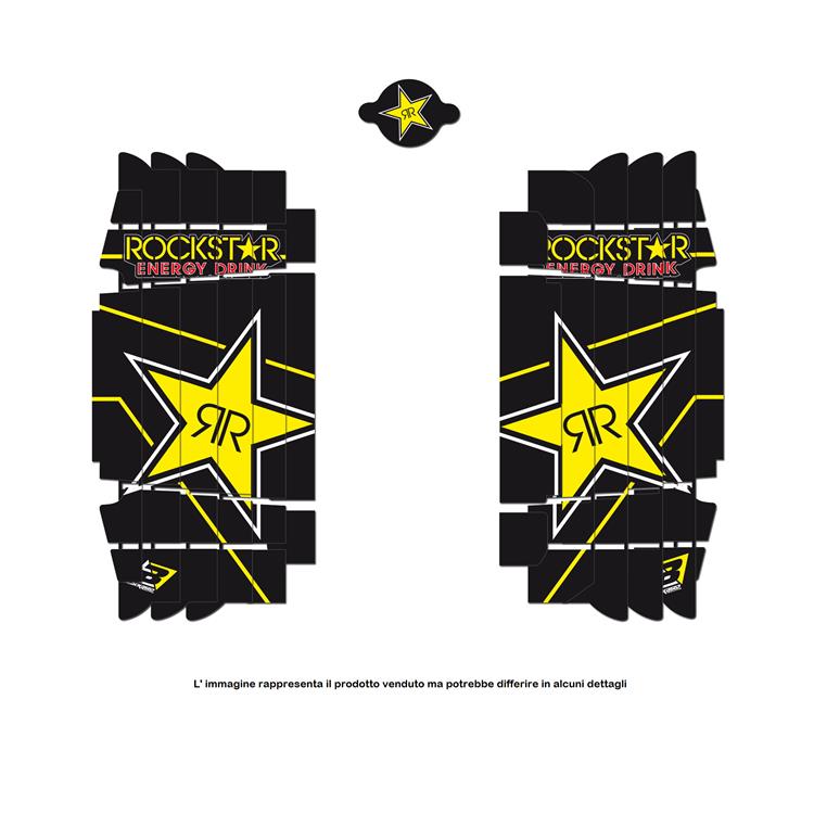 Adesivi griglia radiatore Beta RR 125 2T (18-19) Rockstar Energy