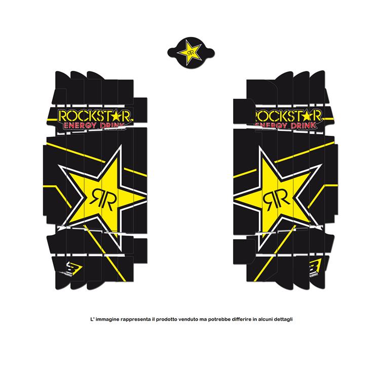 Adesivi griglia radiatore Husqvarna 250 TE (2014-2016) Rockstar Energy