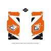 Adesivi griglia radiatore KTM 125 SX (2019-2022) Blackbird Arancione in Adesivi