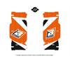 Adesivi griglia radiatore KTM 300 EXC (2017-2019) Blackbird Arancione in Adesivi e grafiche