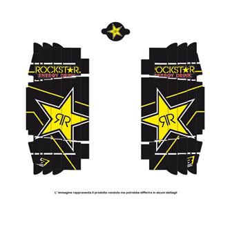 adesivi griglia radiatore ktm 500 exc f 17 19 rockstar energy
