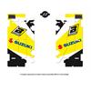 Adesivi griglia radiatore Suzuki RM 125 (01-12) Suzuki in Adesivi