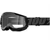 Mascherina Bambino 100% STRATA 2.0 Nero - Lente Chiara in Mascherine Motocross