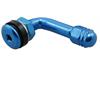 Valvola 90° alluminio anodizzata Blu in Cerchi e Gomme