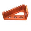 Puntale freno maggiorato CNC Husqvarna 125 TE (14-16) arancione in Freni