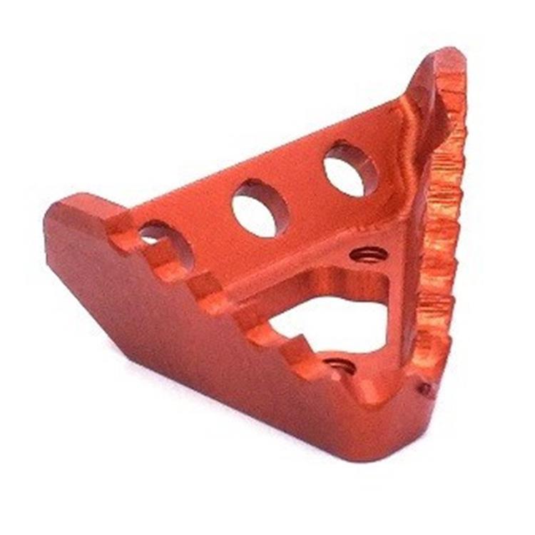 Puntale freno maggiorato CNC KTM 350 EXC-F (17-22) arancione