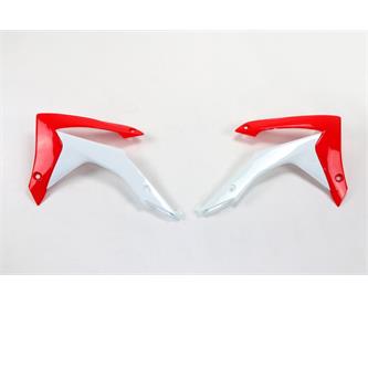 convogliatori radiatore honda crf 450 r 13 16 bianchi e rossi