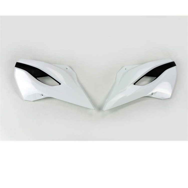 Convogliatori radiatore Husqvarna 125 TE (2014-2016) Bianco e Nero