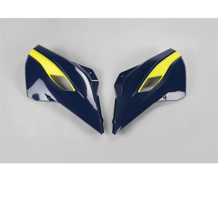 Convogliatori radiatore Husqvarna 250 FE (14-16) Blu e Giallo