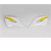 Convogliatori radiatore Husqvarna 250 TE (14-16) Bianco e Giallo in Plastiche