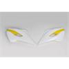 Convogliatori radiatore Husqvarna 501 FE (2014-2016) Bianco e Giallo in Plastiche