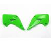 Convogliatori radiatore Kawasaki KX 125 (03-08) Verde in Plastiche