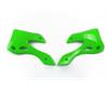 Convogliatori radiatore Kawasaki KX 250 (1999-2002) Verde in Plastiche