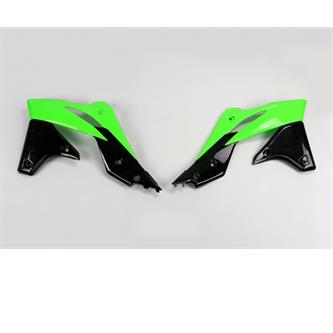 convogliatori radiatore kawasaki kx 250 f 13 16 verdi e neri