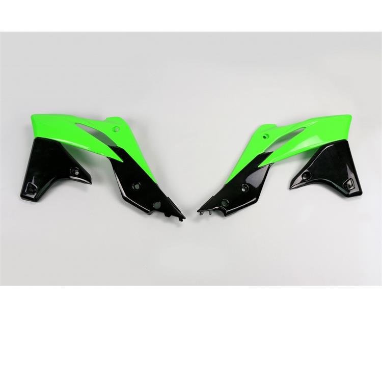 Convogliatori radiatore Kawasaki KX 250 F (13-16) Verde Nero