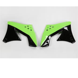 convogliatori radiatore kawasaki kx 450 f 10 11 neri e verdi