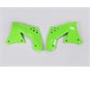 Convogliatori radiatore Kawasaki KX 450 F (2009-2011) Verde in Plastiche