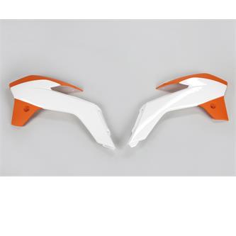 convogliatori radiatore ktm 85 sx 13 17 bianchi e arancioni