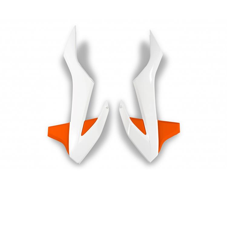 Convogliatori radiatore KTM 85 SX (18-24) Bianco e arancioni