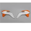 Convogliatori radiatore KTM 125 EXC (2014-2016) Bianco e Arancione in Plastiche