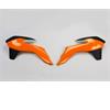 Convogliatori radiatore KTM 250 EXC (2014-2016) Arancione e Nero in Plastiche