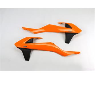 convogliatori radiatore ktm 300 exc 17 19 arancioni e neri