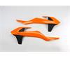Convogliatori radiatore KTM 350 EXC-F (2017-2019) Arancione e Nero in Plastiche