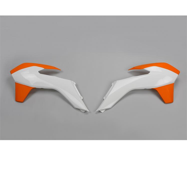 Convogliatori radiatore KTM 500 EXC-F (14-16) Bianco e arancioni