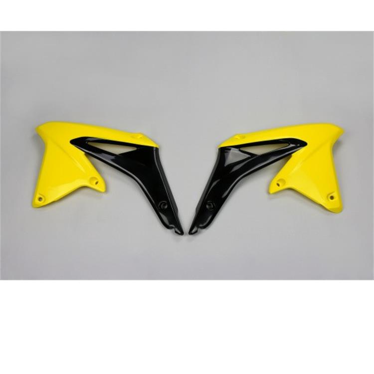 Convogliatori radiatore Suzuki RMZ 450 (2008-2017) Giallo e Nero