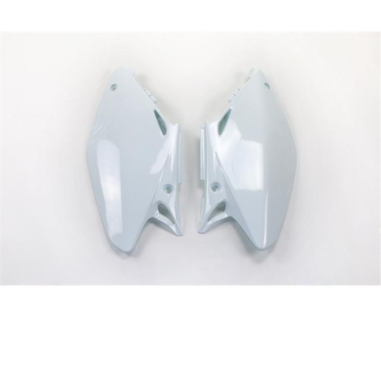 Fianchetti portanumero Honda CR 125 (02-04) Bianco*