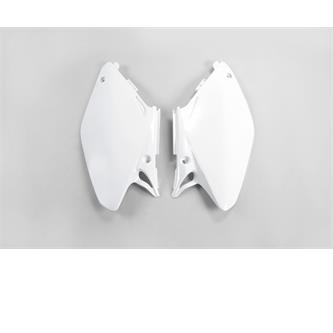 fianchetti portanumero honda cr 125 05 07 bianchi