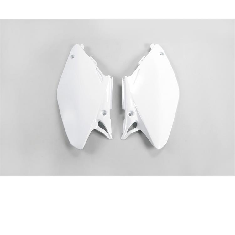 Fianchetti portanumero Honda CR 125 (05-07) Bianco*