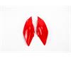 Fianchetti portanumero Honda CRF 250 R (14-17) Rosso in Plastiche