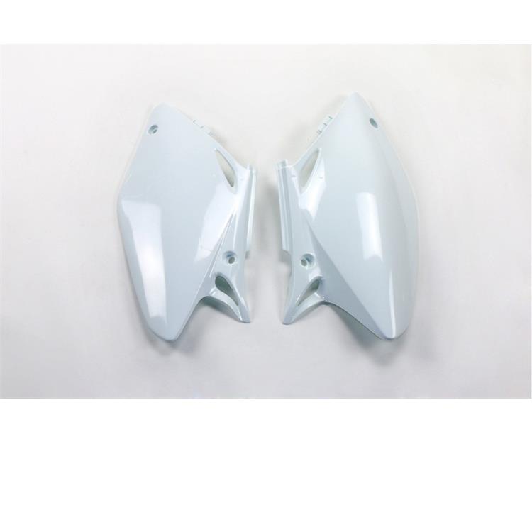 Fianchetti portanumero Honda CRF 450 R (02-04) Bianco*
