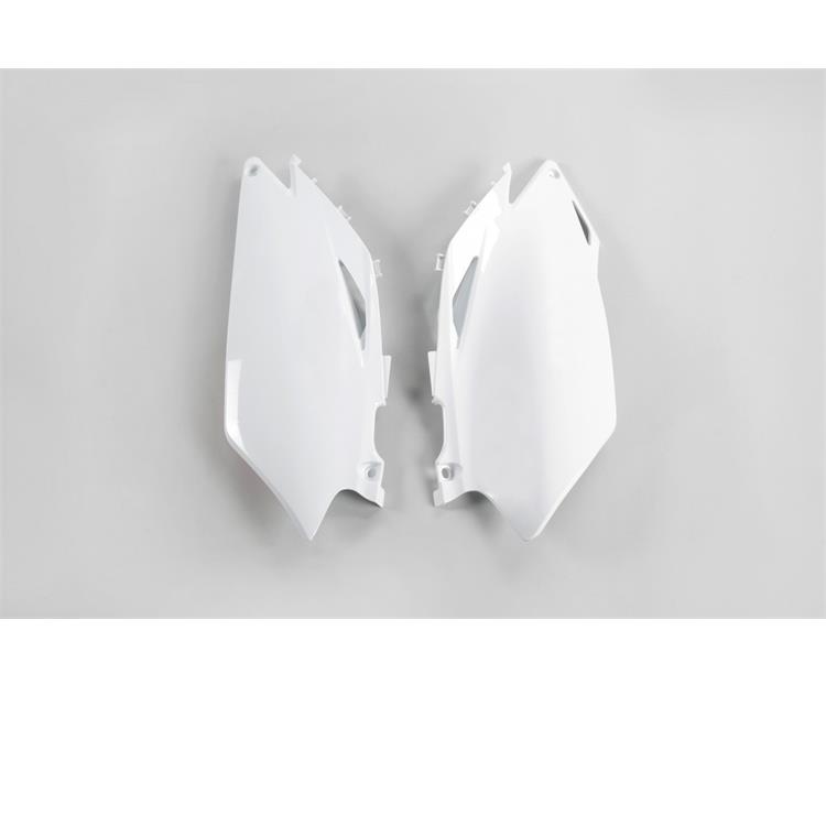 Fianchetti portanumero Honda CRF 450 R (09-10) Bianco*