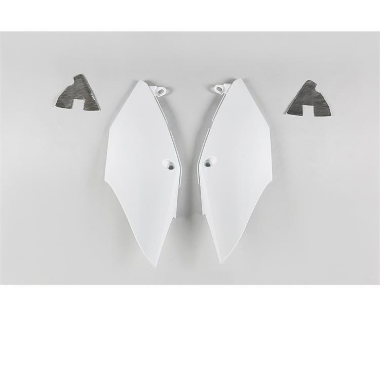 Fianchetti portanumero Honda CRF 450 R (17-20) Bianco*