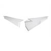 Fianchetti portanumero Husqvarna 250 TC (19) superiori Bianco* in Plastiche